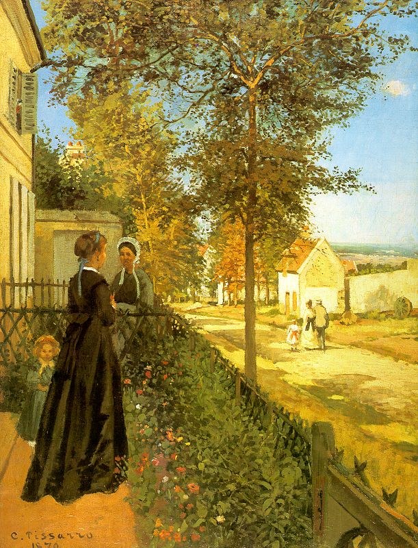 Camille Pissarro Louveciennes The Road to Versailles